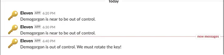 Slack messages